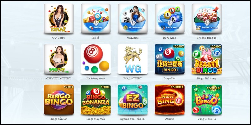 Nhiều sản phẩm được tích hợp trong xổ số online